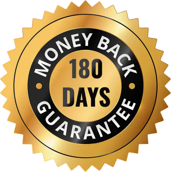Olivaro 180-day money-back guarantee